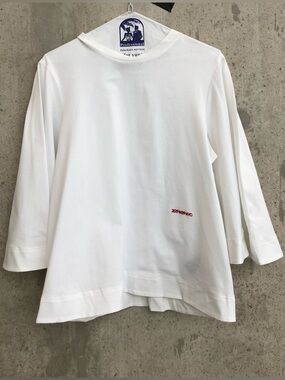Calvin Klein Runway 100% Cotton Cape T-Shirt